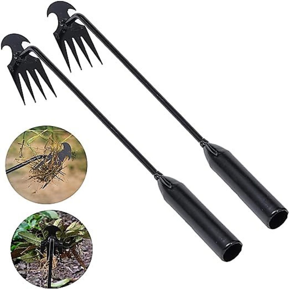 Agriculture Farming Tool - Désherbeur manuel multifonctionnel à 4 dents