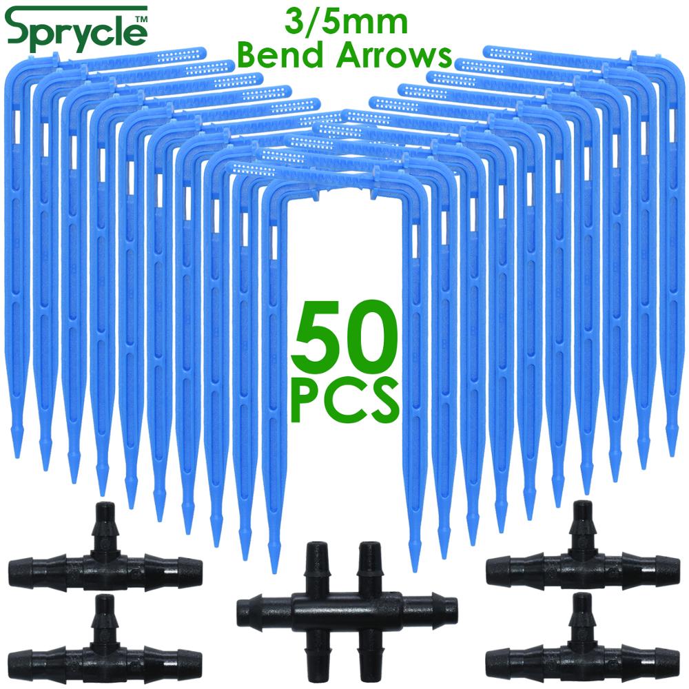 Irrigation Drip Tape - SPRYCLE 50X flèche courbée goutteur Micro