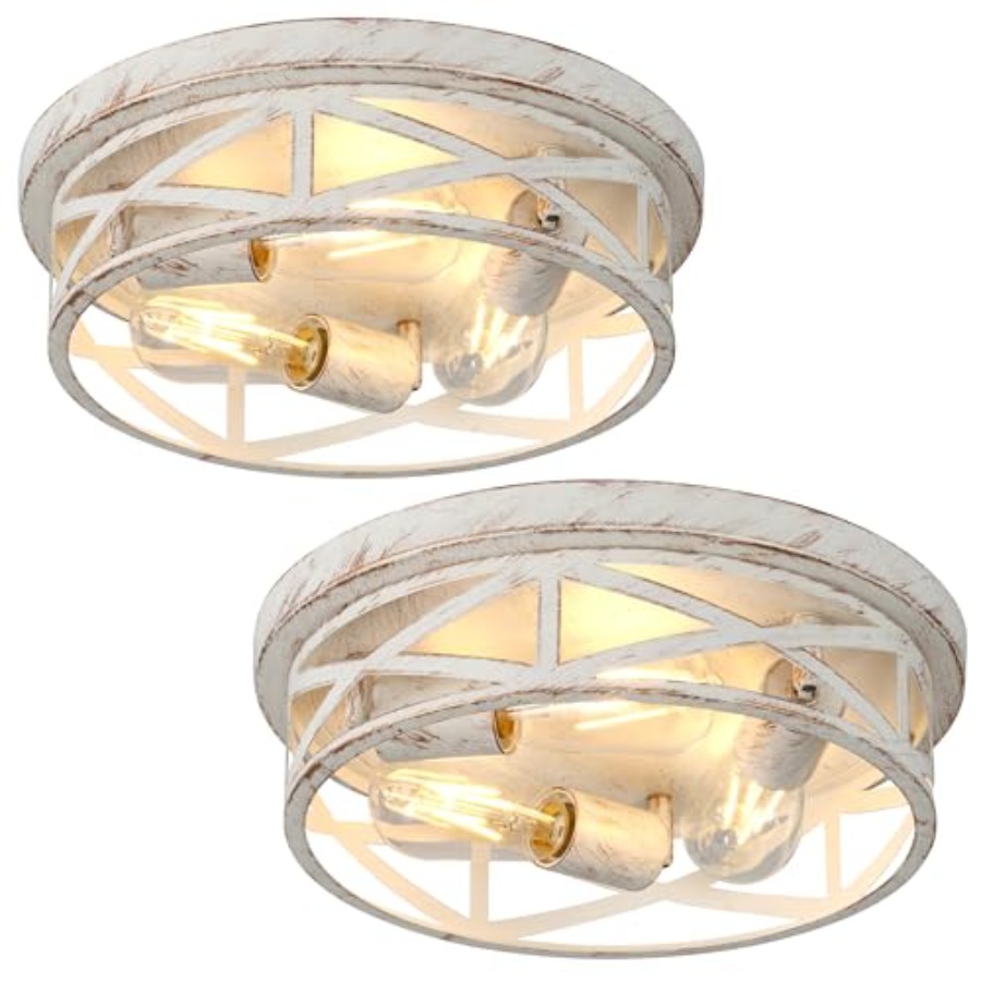 Farming & Agriculture Word Stacks - Plafonniers encastrés de 13 pouces, luminaires
