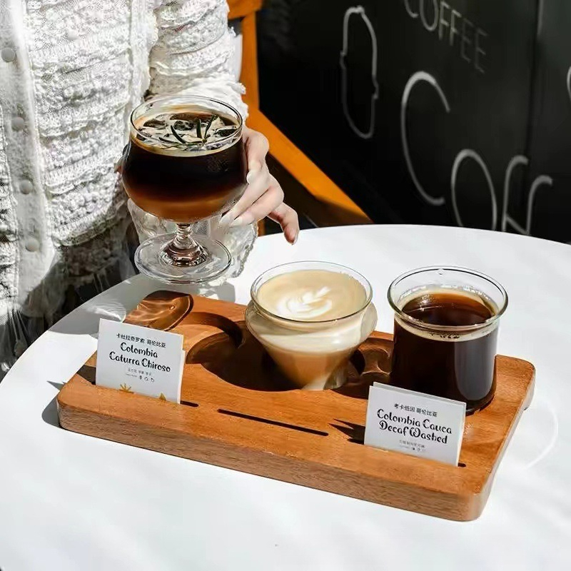 Farming Japan - Plateau à café en bois, plateau