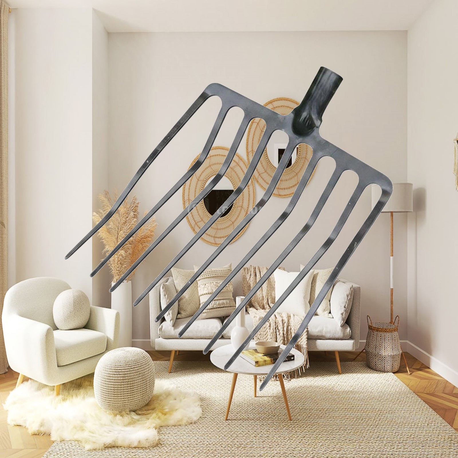Agriculture Farming Tool - Fourche agricole monobloc à dents multiples