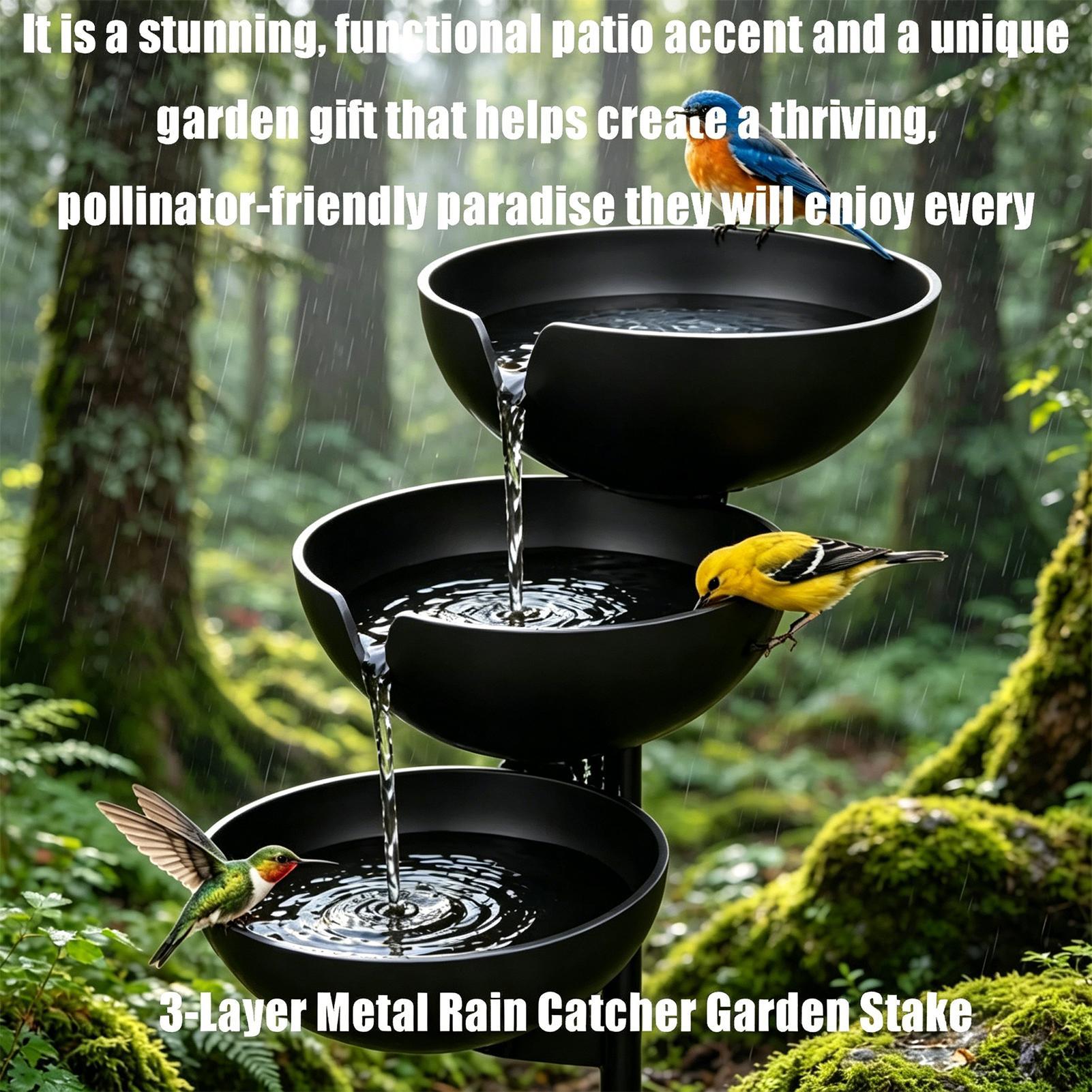 Pique de jardin Rain Catcher à - Farming & Agriculture Word Stacks avis et prix