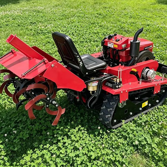 Motoculteur rotatif sur chenil - Agriculture Farming Tool avis et prix