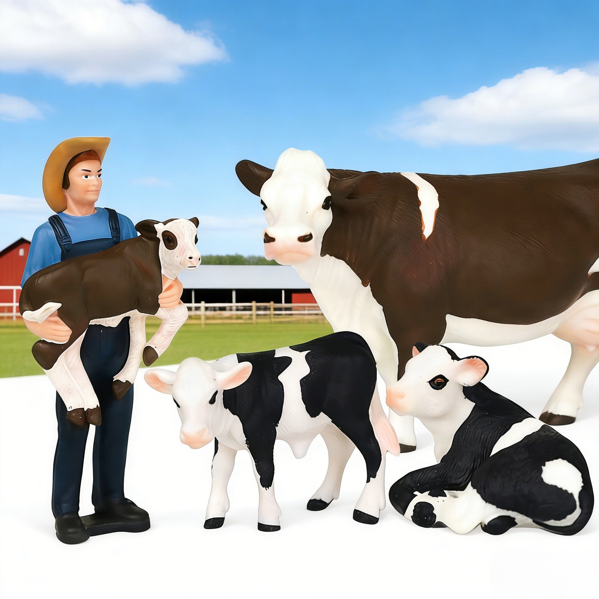 Ensemble de 4 figurines de fer - Agriculture Farming Education avis et prix